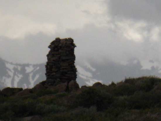 Great sheepherder's carin from the 19th and 20th centuries.