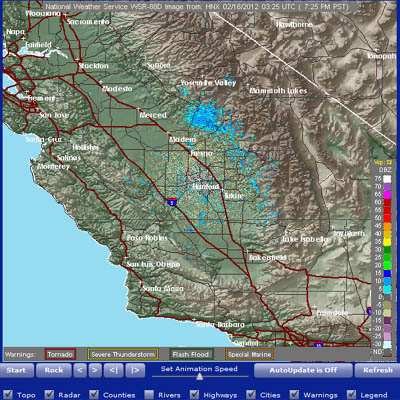 South Sierra Nevada Radar.